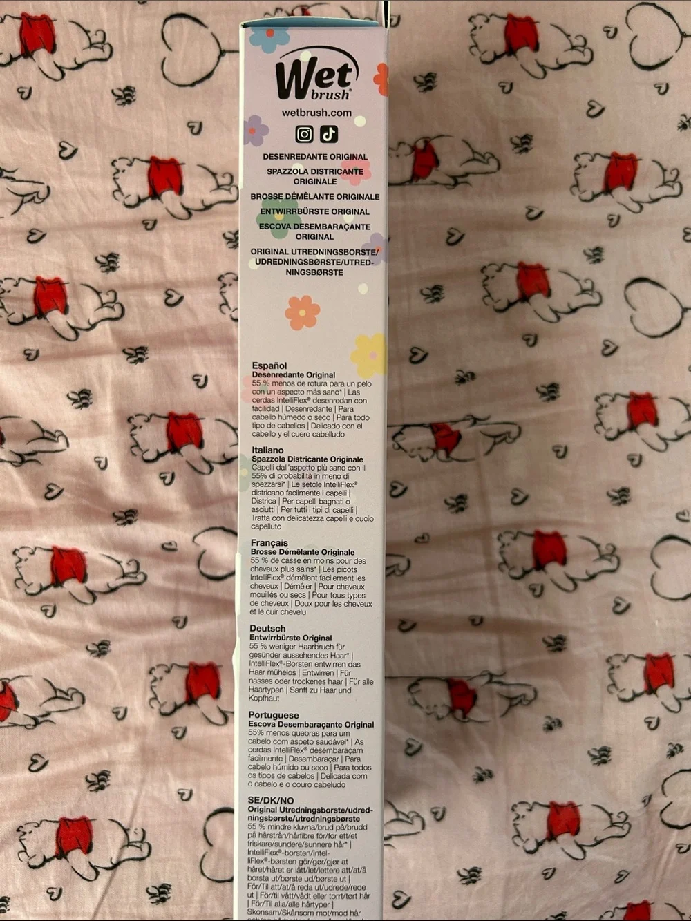 Wet Brush Disney Daisy Flower Pink Original Detangler